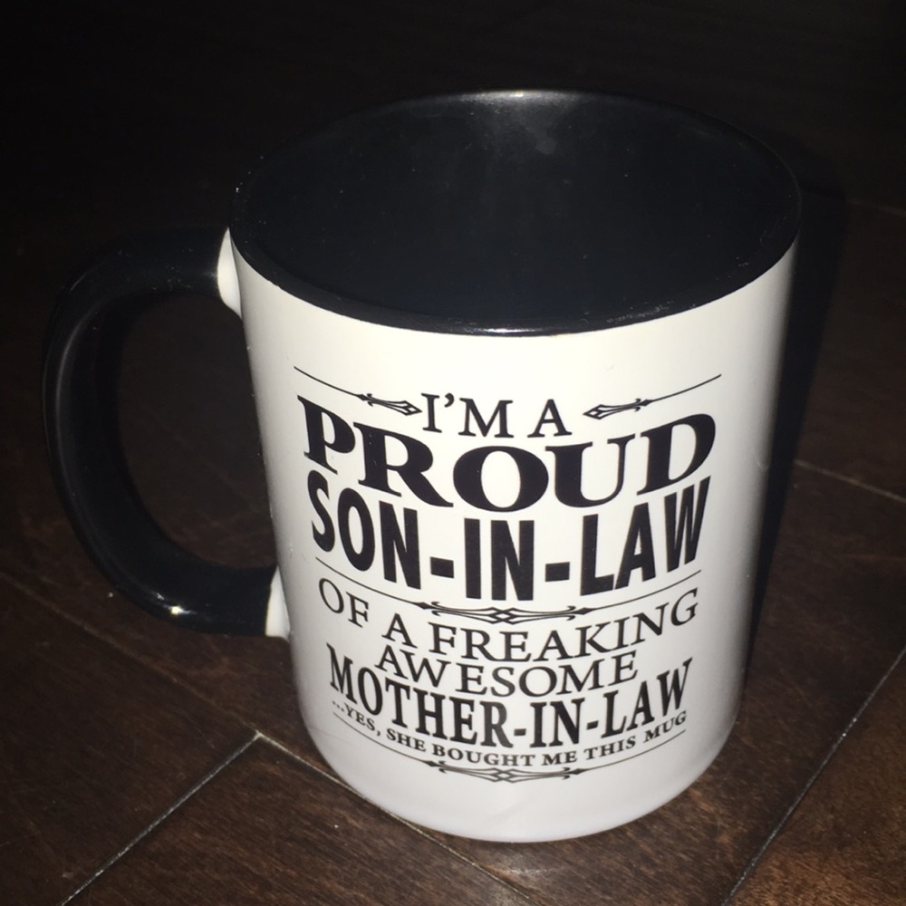 Proud son in law mug